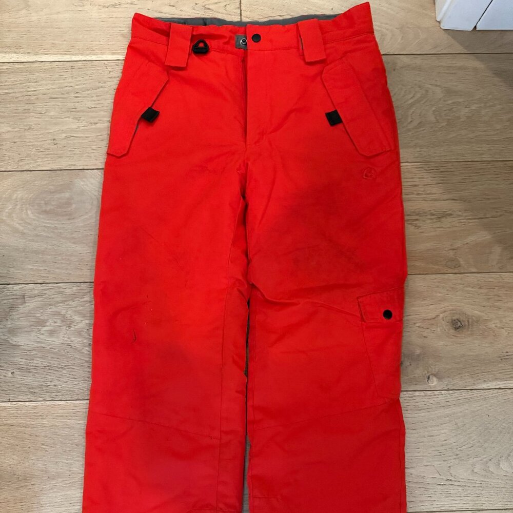 Boys Turbine Red Ski Pant- 14